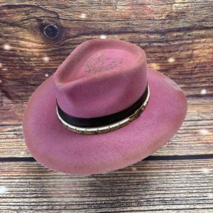 HATTERS OF AMERICA REBEL WOOL PINK