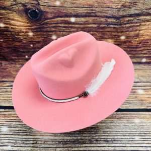 HATTERS OF AMERICA DIXIE WOOL PINK