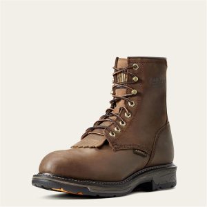 ARIAT MNS WORKHOG 8 OILY D ISTRESS BR