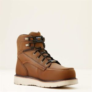 ARIAT MNS REBAR WEDGE MOC TOE 6 H2O