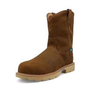 Twisted X 10 WORK BOOT DISTRES SED SADDLE